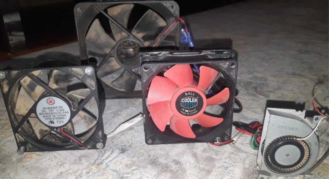 مزایده فن و خنک کننده 12 ولت
