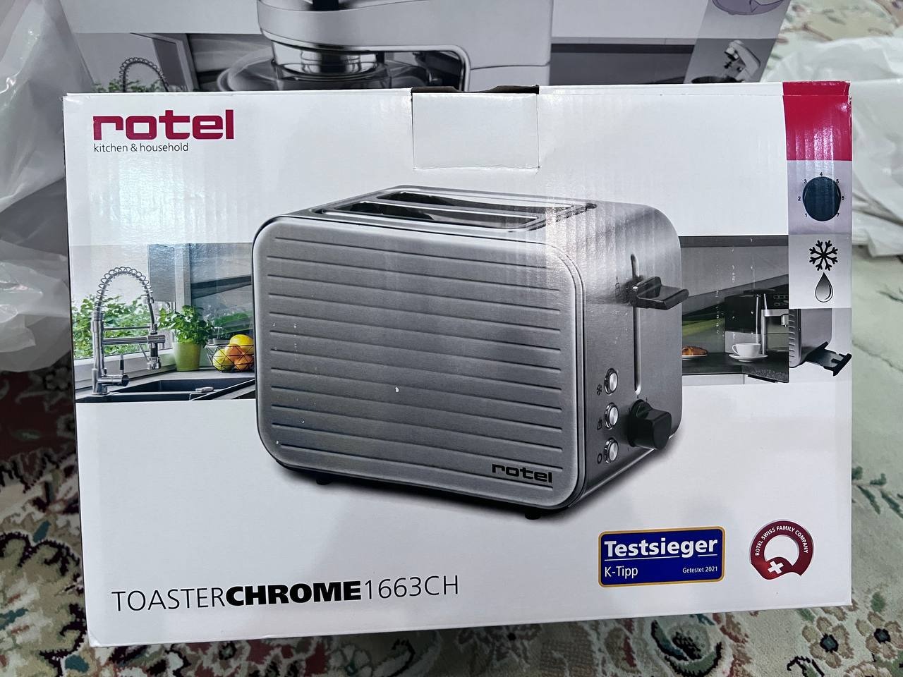 تستر نان کروم روتل سوییس مدل Rotel U1663CH