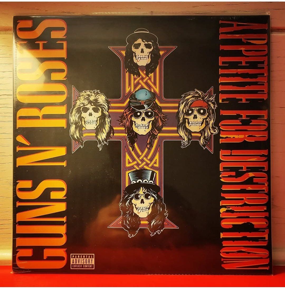 صفحه گرام 33 دور از Guns N Roses