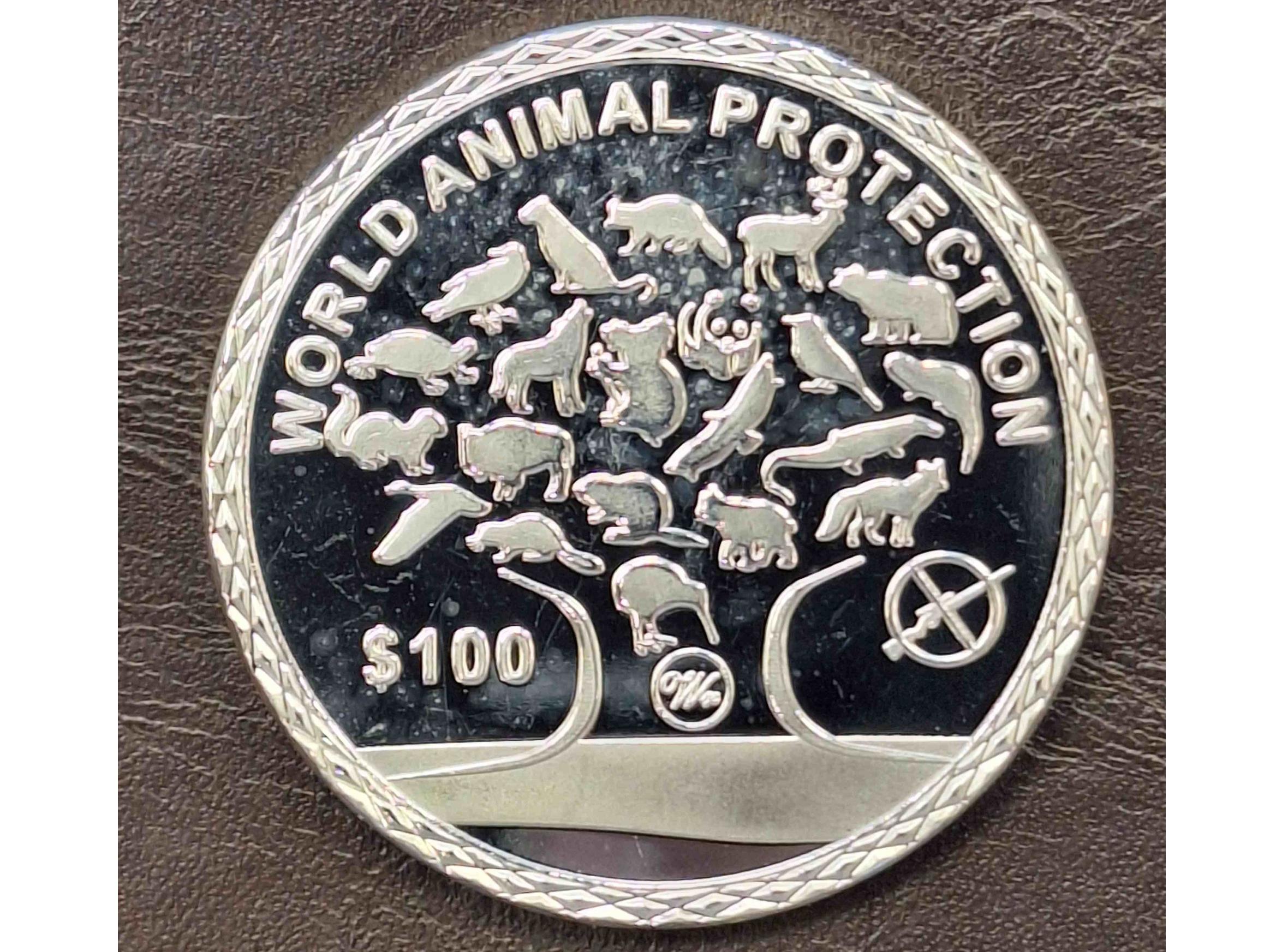 سکه یادبودی حیوانات در حال انقراض - پاندا