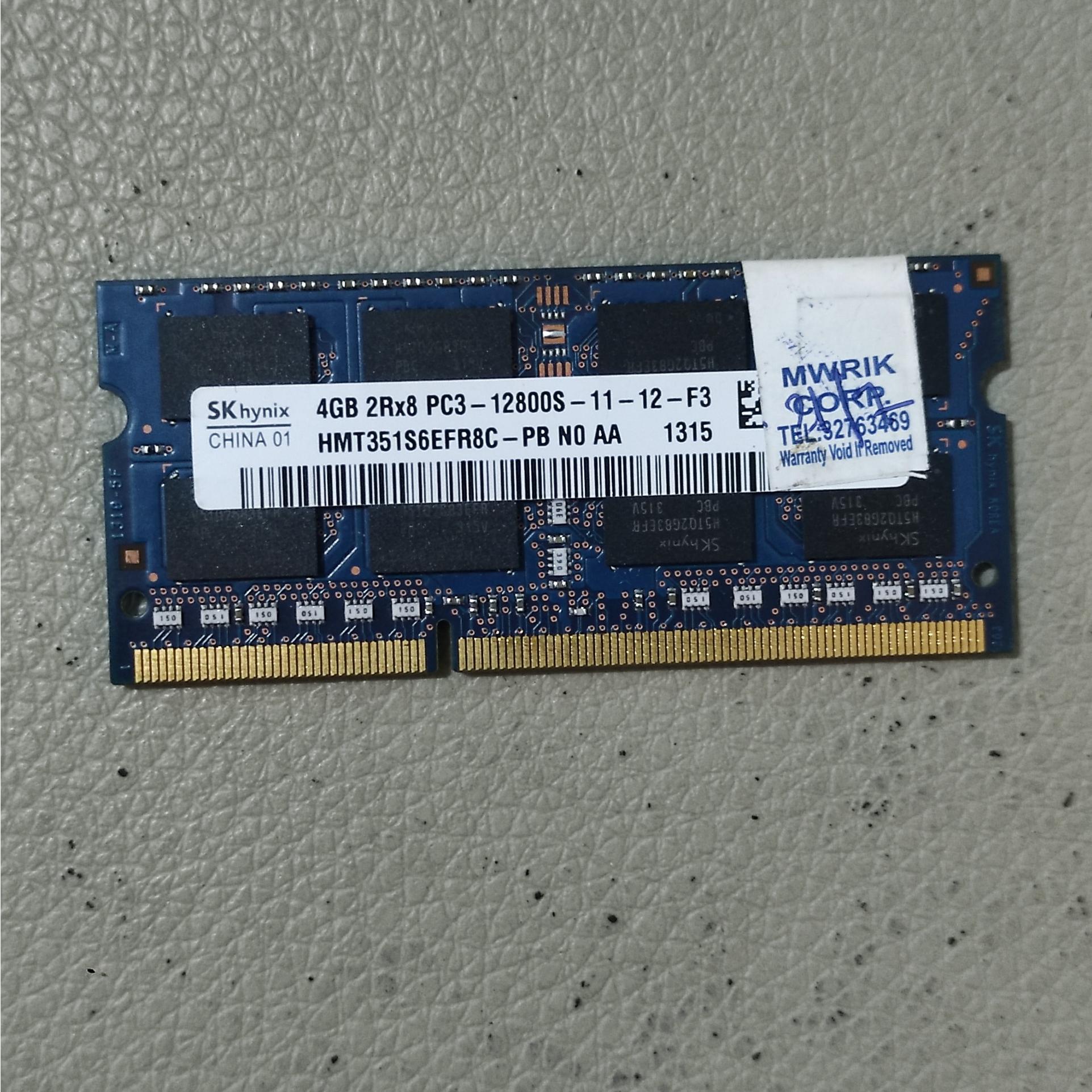 رم لپ تاپ 4 گیگ ddr3