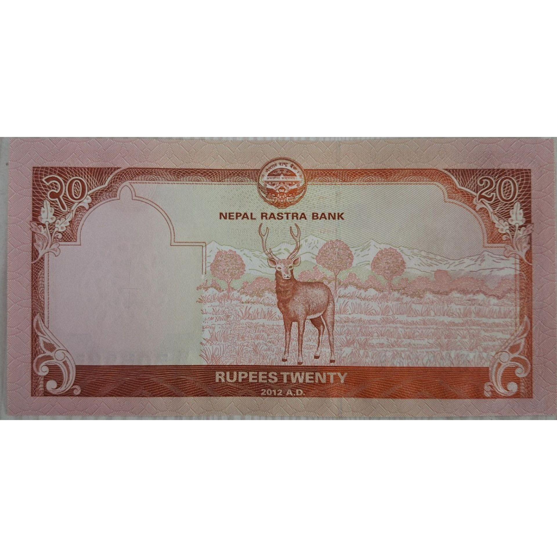 اسکناس 20 روپیه نپال