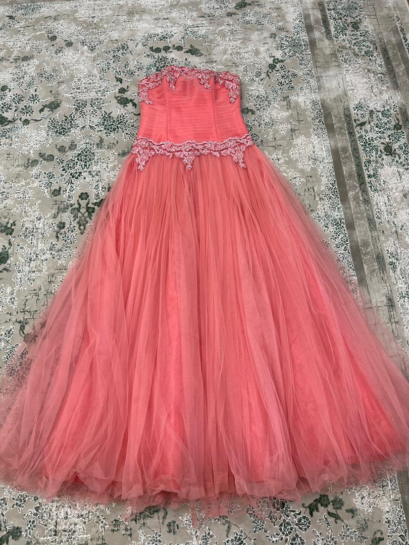 لباس عروس رنگ گلبهی