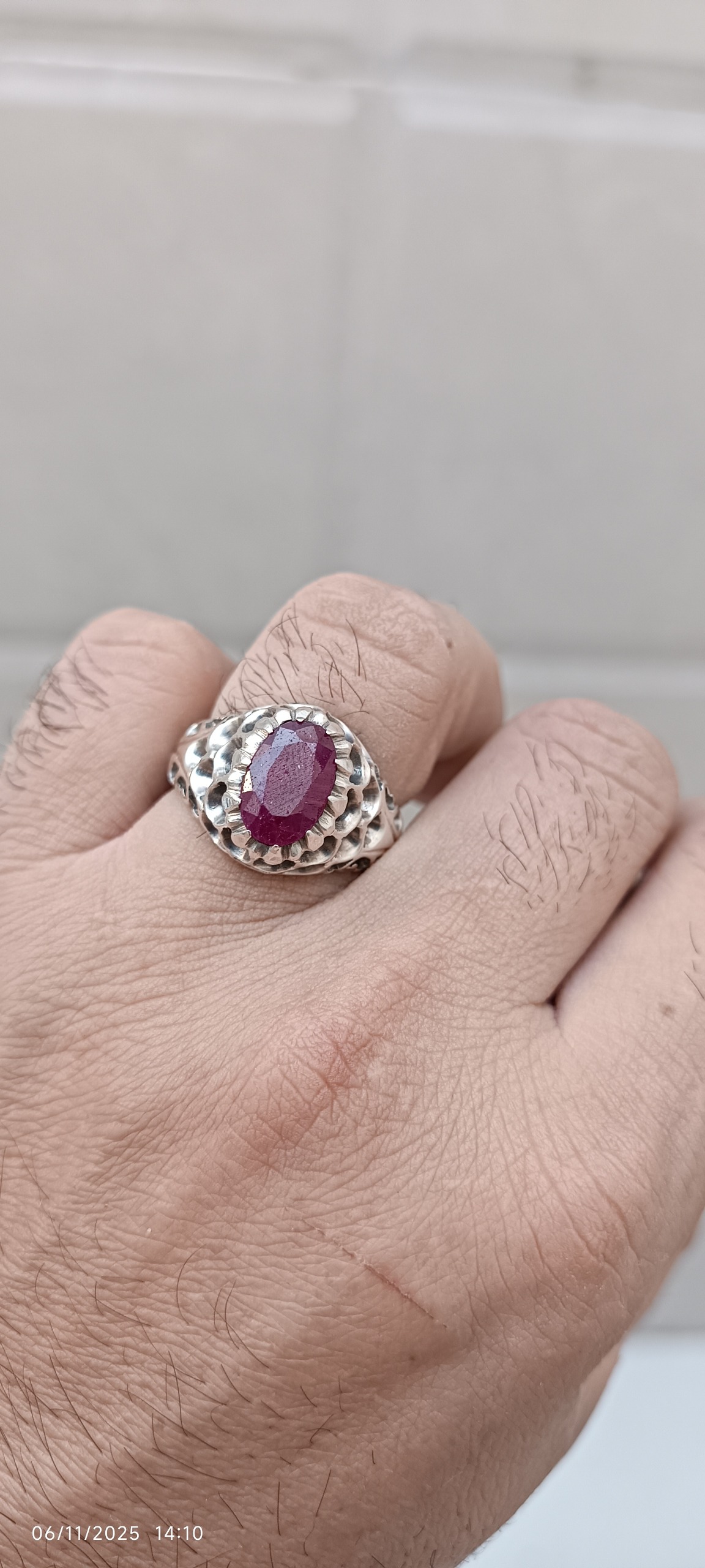 انگشتر یاقوت برمه