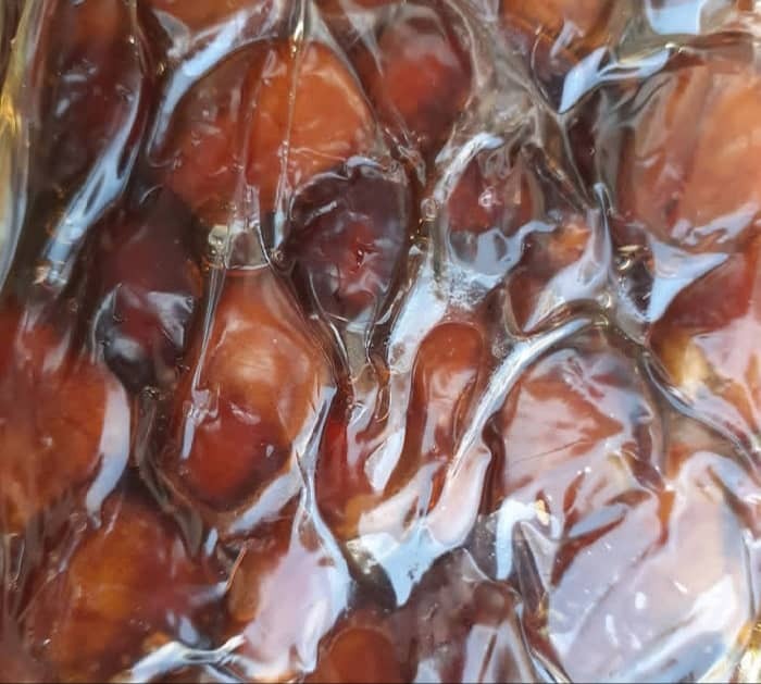 خرما شیره دار هلیله جعبه دو کیلویی