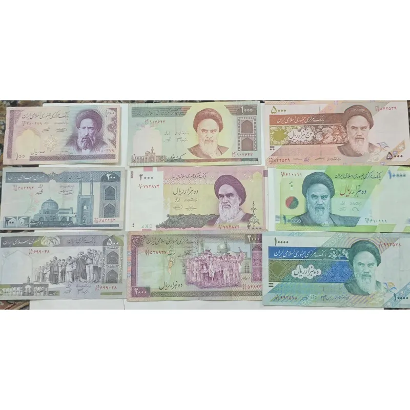 100 قطعه اسکناس جمهوری بانکی متنوع