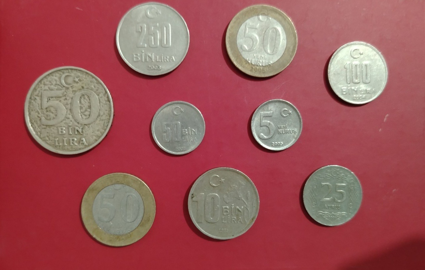 سکه لیر و کروش ترکیه قدیمی