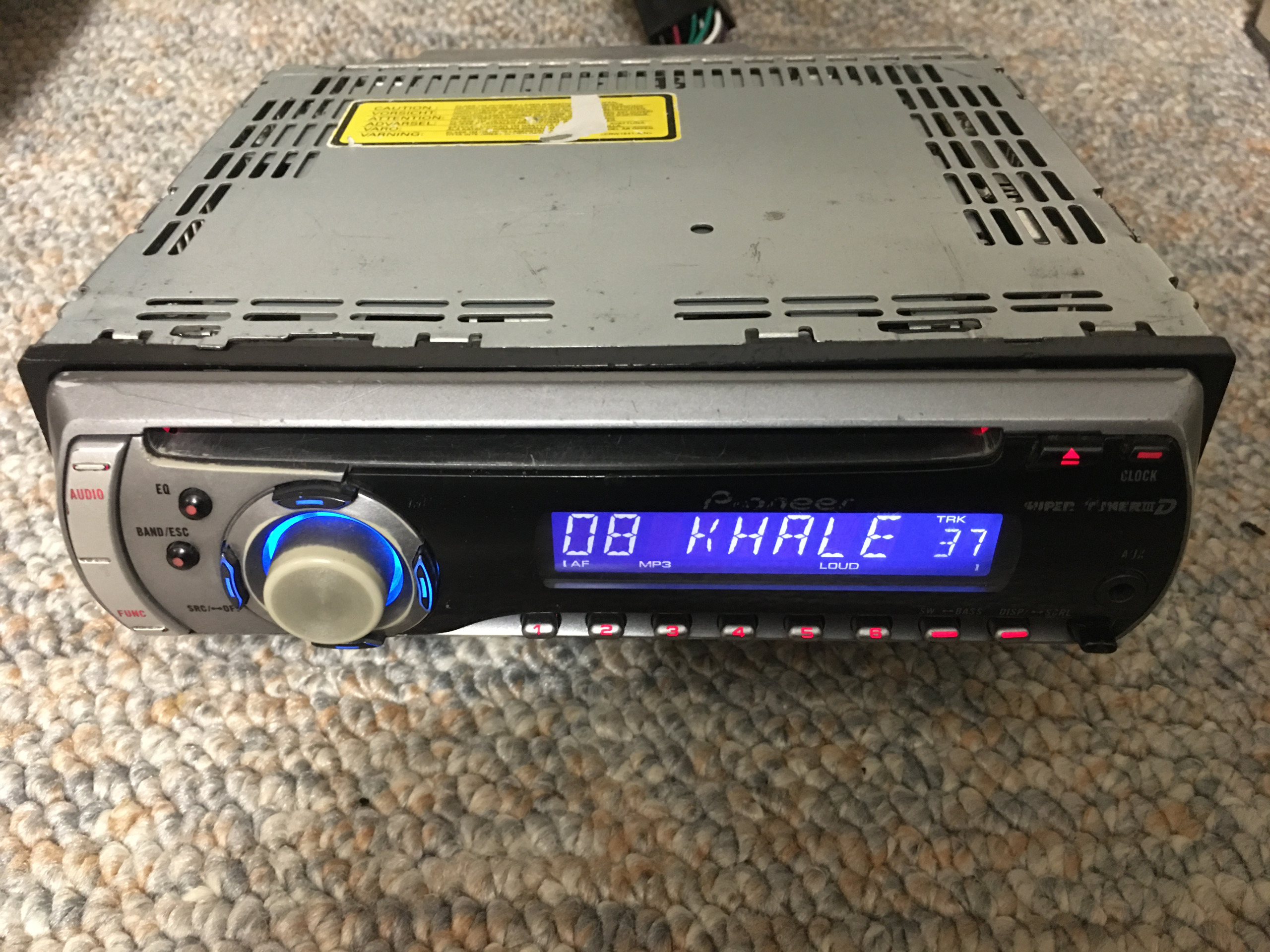 ضبط پایونیر اصلی مدل DEH-3900MP سالم