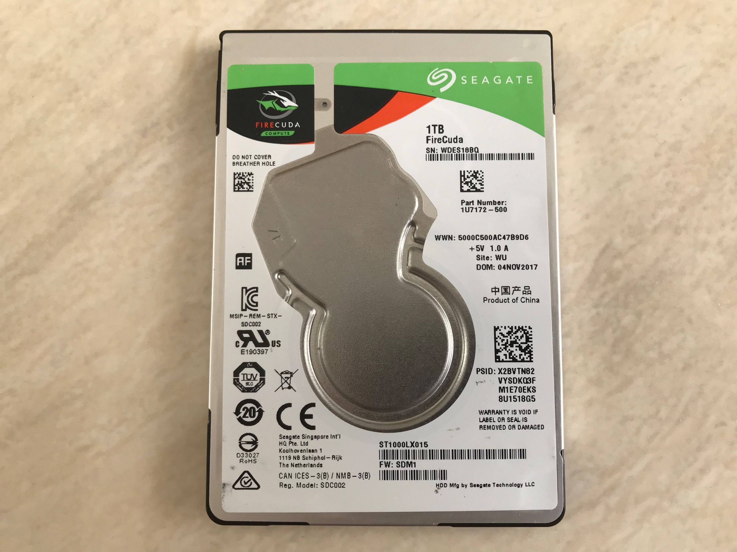 هارد Seagate 1TB توضیحات