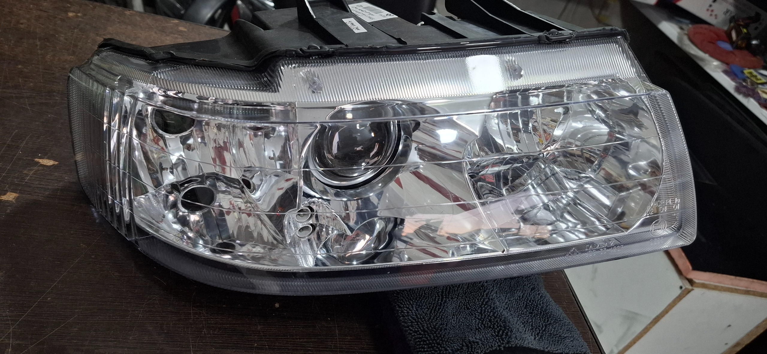 چراغ جلو سمند مدل قدیم لنز دار جمع ساز نو