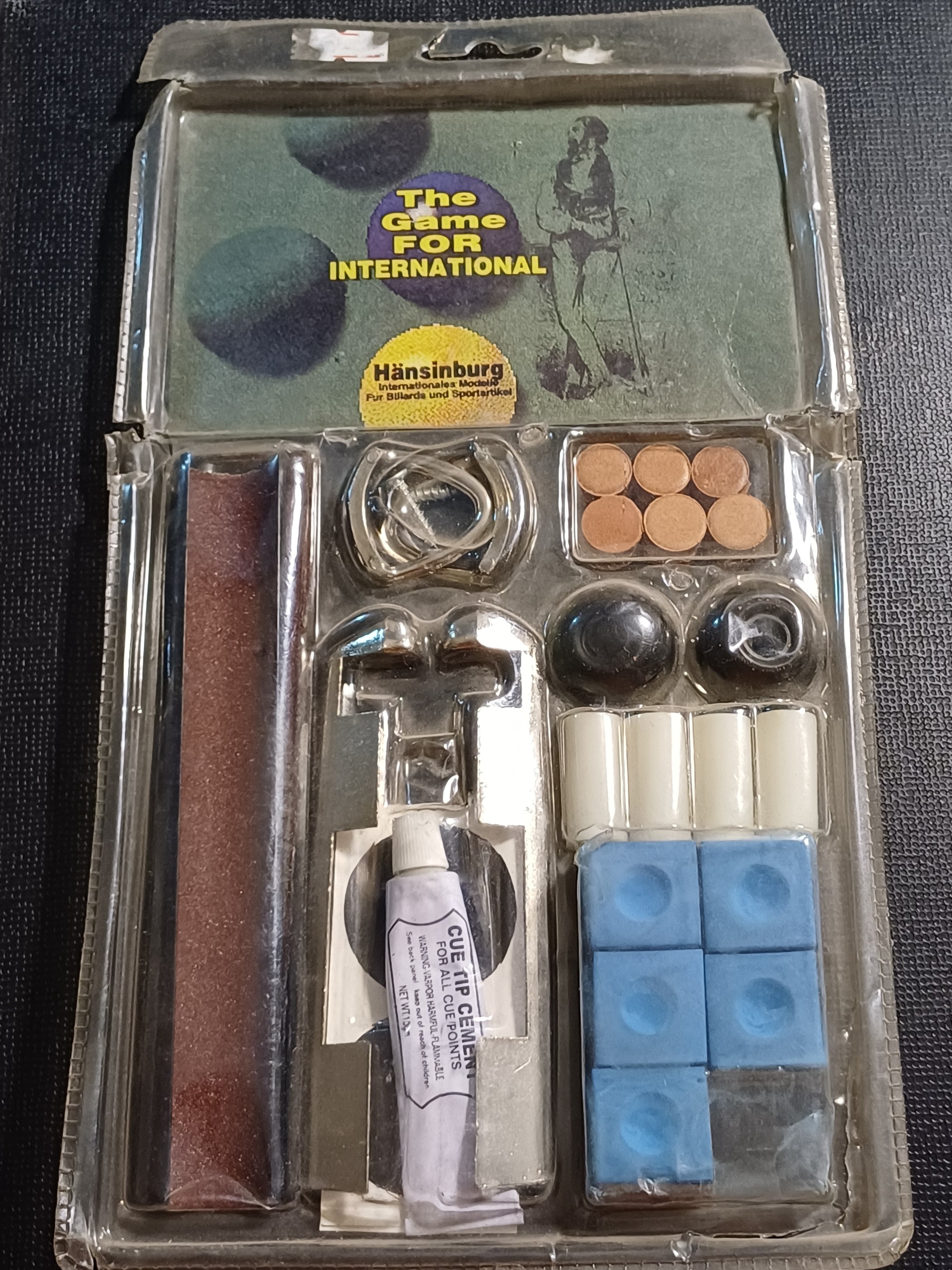 کیت بسیار کمیاب آلمانی قدیمی وسایل چوب بیلیارد