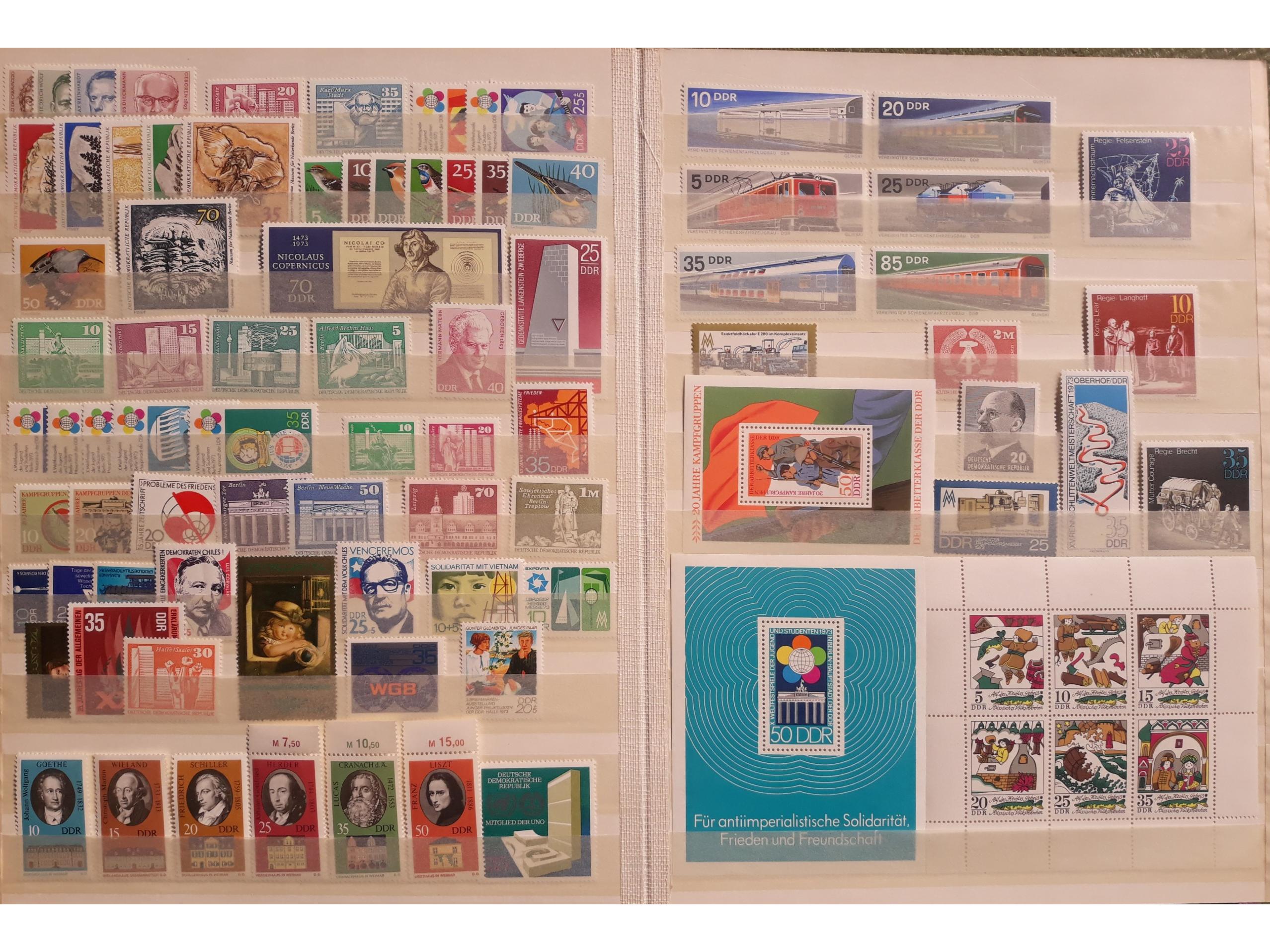 مجموعه مینت 1973 آلمان شرقی DDR