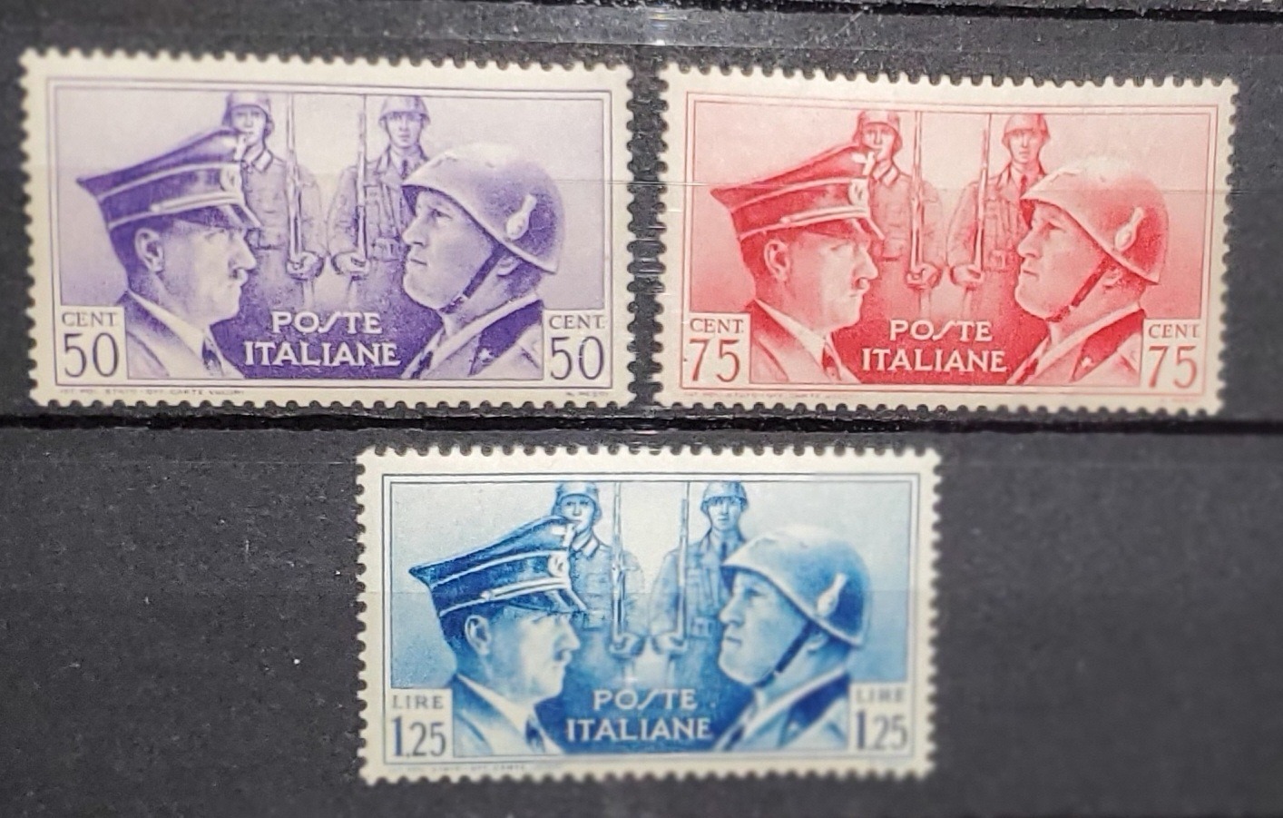 سری کمیاب مینت موسولینی/هیتلر 1940 br38