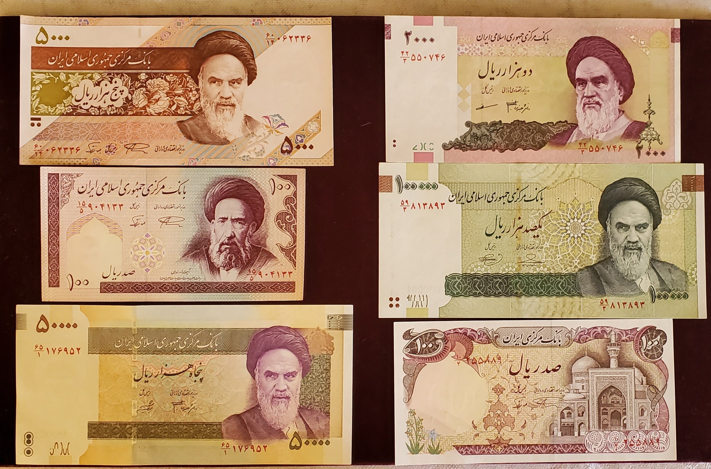 6 تک اسکناس بانکی جمهوری R6