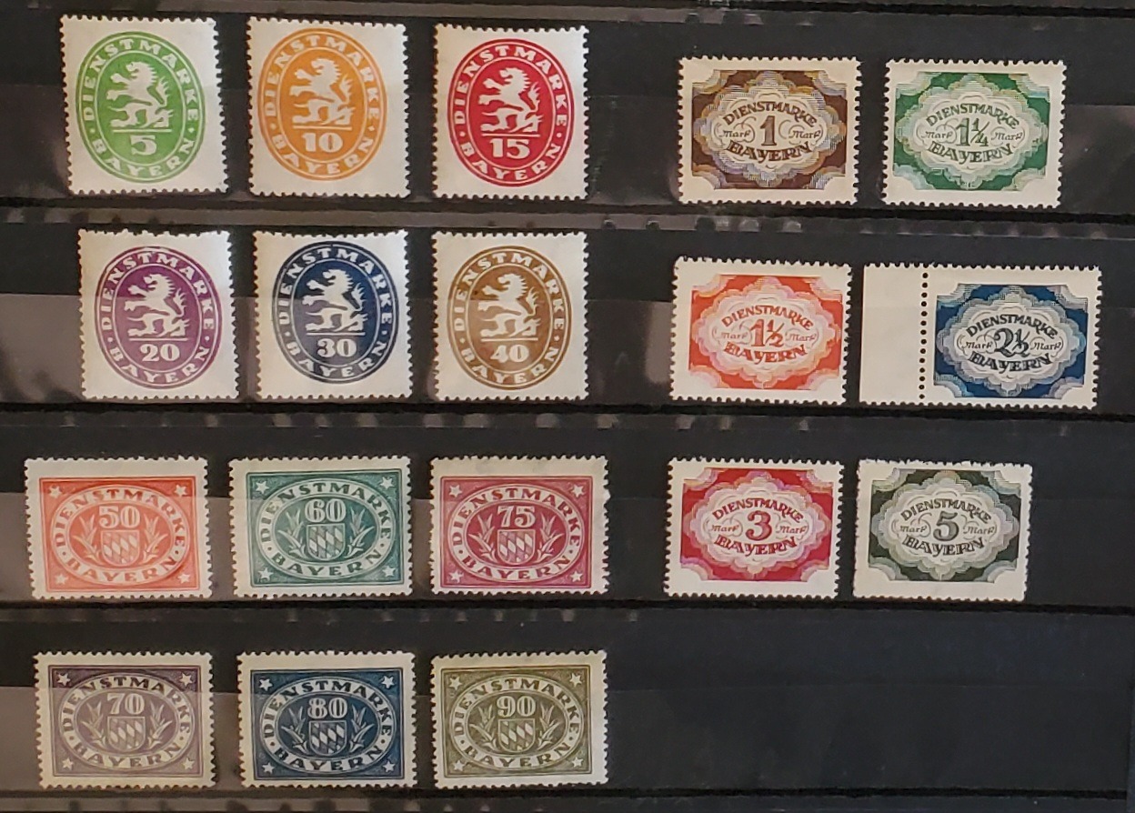 سری مینت کامل خدماتی 1920 رایش آلمان 1920 D36