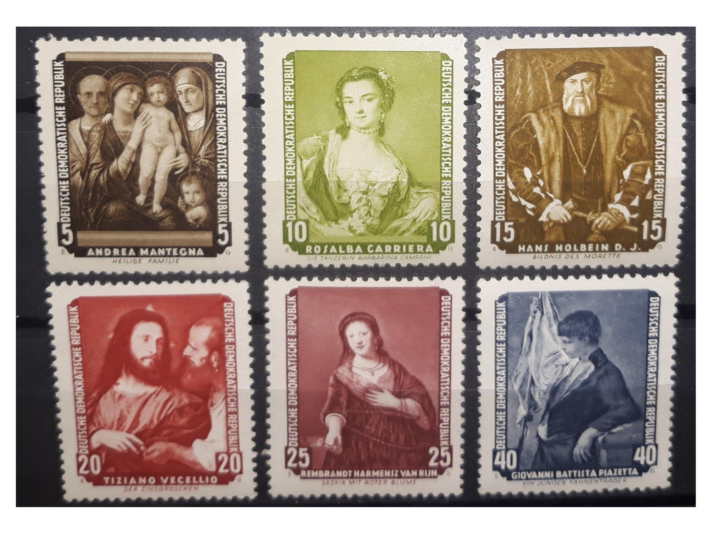 سری مینت زیبای 1955 DDR ن11