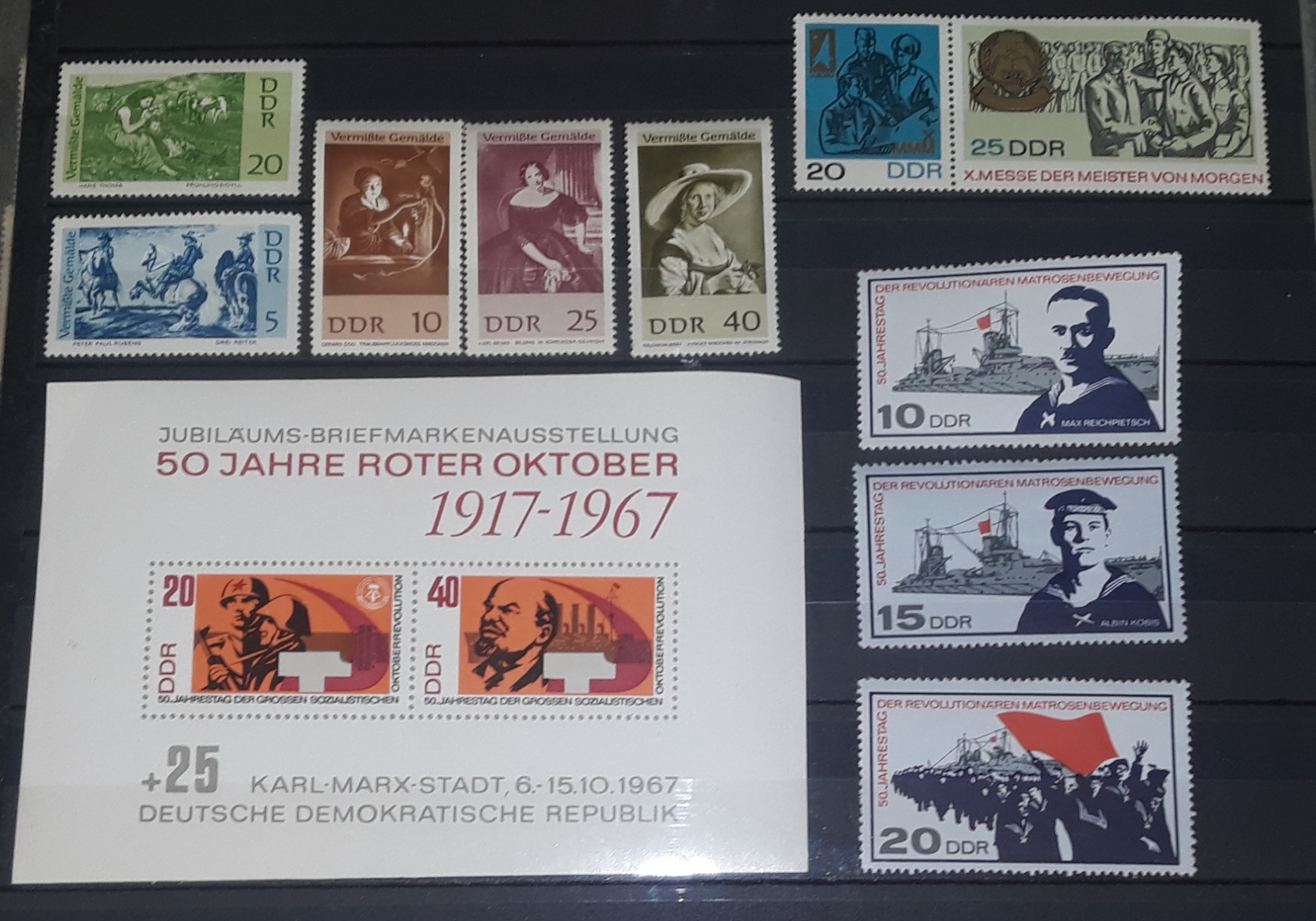 سریهای مینت 1967 آلمان شرقی DDR بریف20