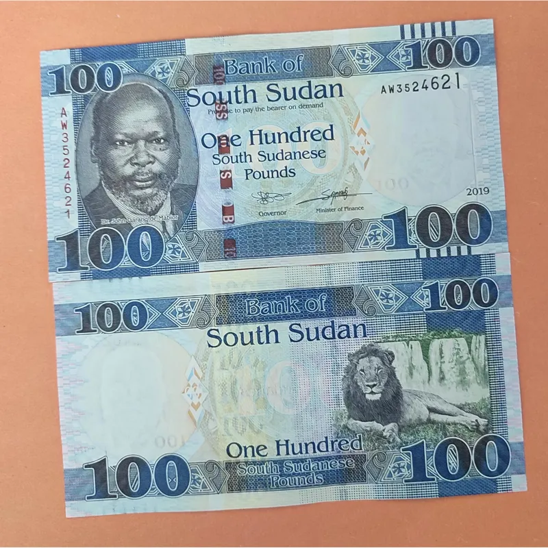 اسکناس تک بانکی 100 پوند سودان جنوبی