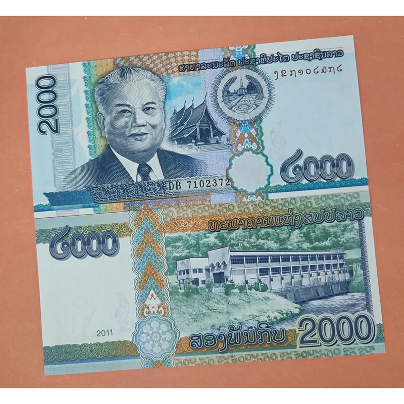 اسکناس تک بانکی 2000 کیپ لائوس