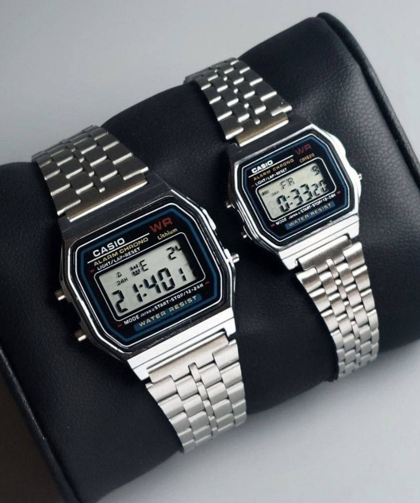 ست ساعت مچی کاسیو CASIO اصلی A159W-N1 نوستالژی