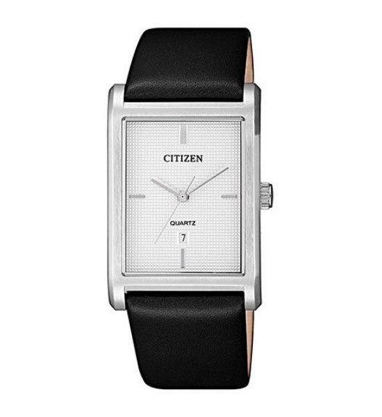 ساعت زنانه صفحه مستطیل سیتیزن CITIZEN بند چرمی