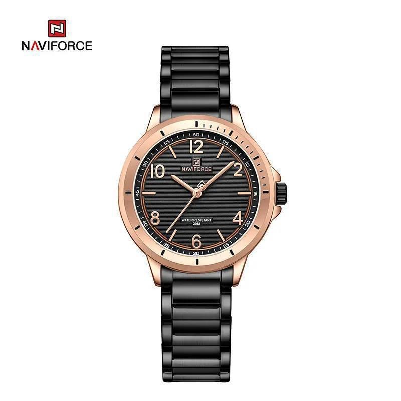 ساعت زنانه نیوی فورس NAVIFORCEمدل Nf5021 بند استیل