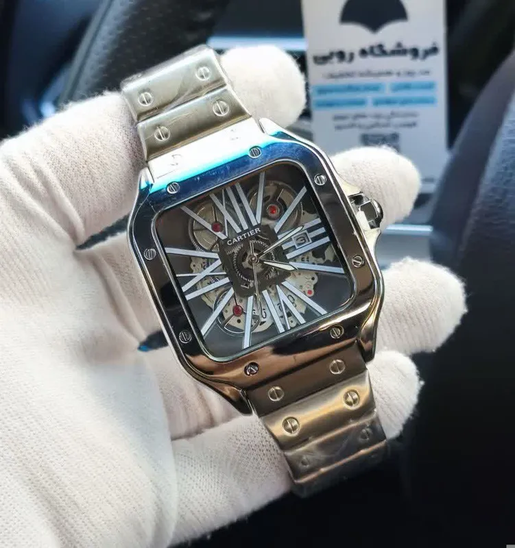 ساعت مچی مردانه کارتیر CARTIER ارجینال قفل مخفی