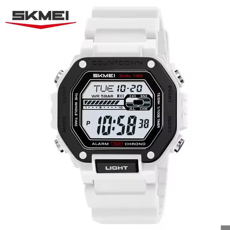 ساعت مردانه دیجیتال اسکمیSKMEI مدل 2523 سفید