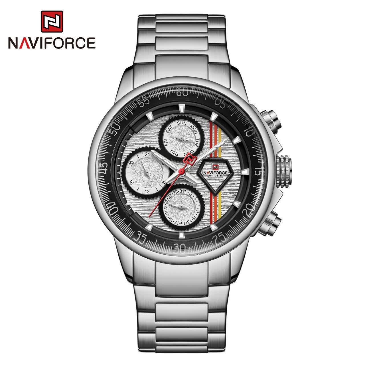 ساعت نیوی فورس مردانه کرنوگراف NAVIFORCEمدل NF9184