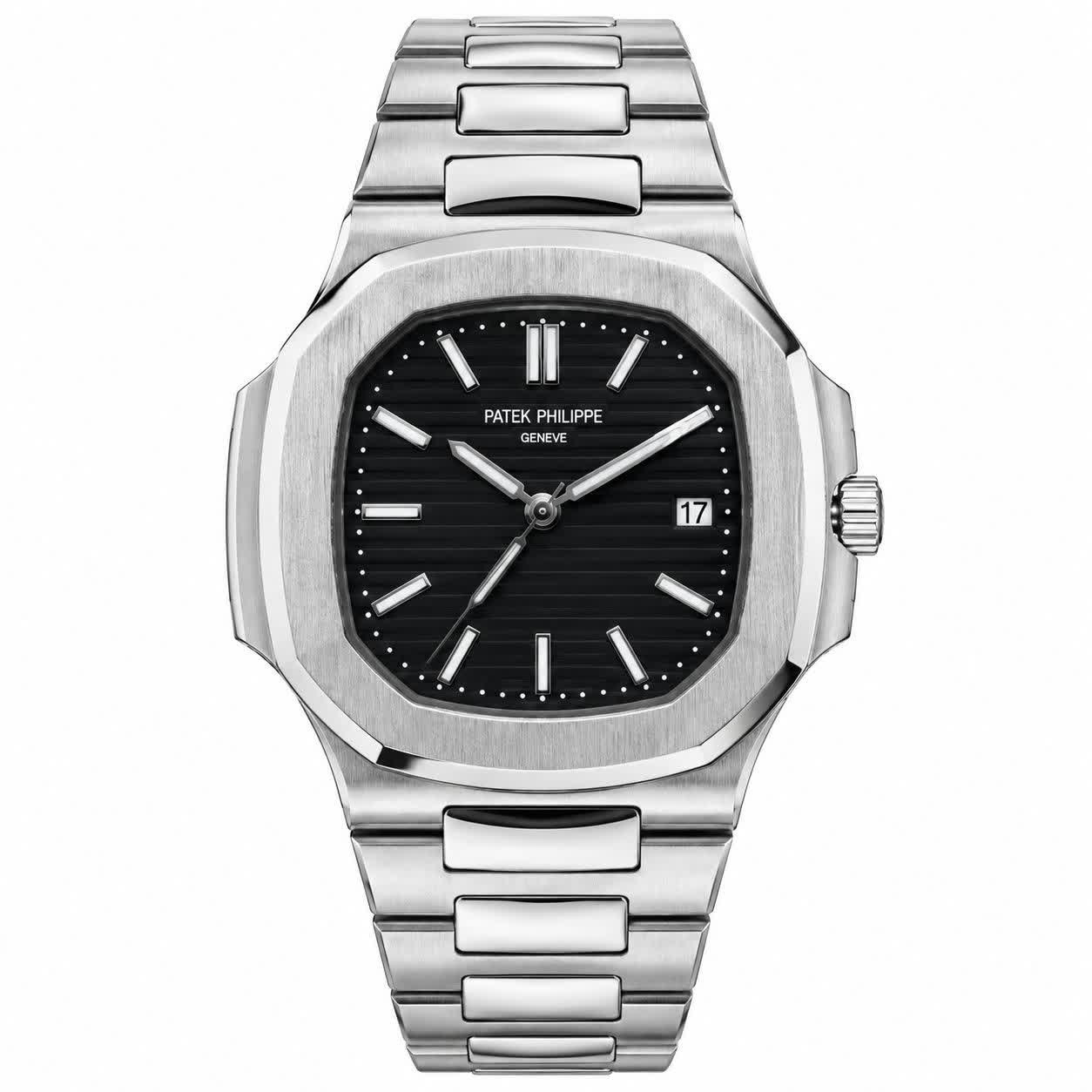 ساعت مردانه پتک فیلیپ PATEKPHILIPPE نقره ای مشکی