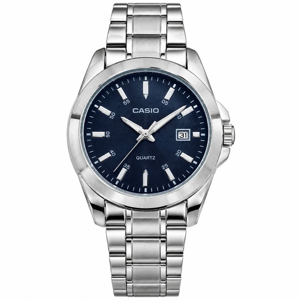 ساعت مچی زنانه کاسیو CASIO صفحه سرمه ای جعبه