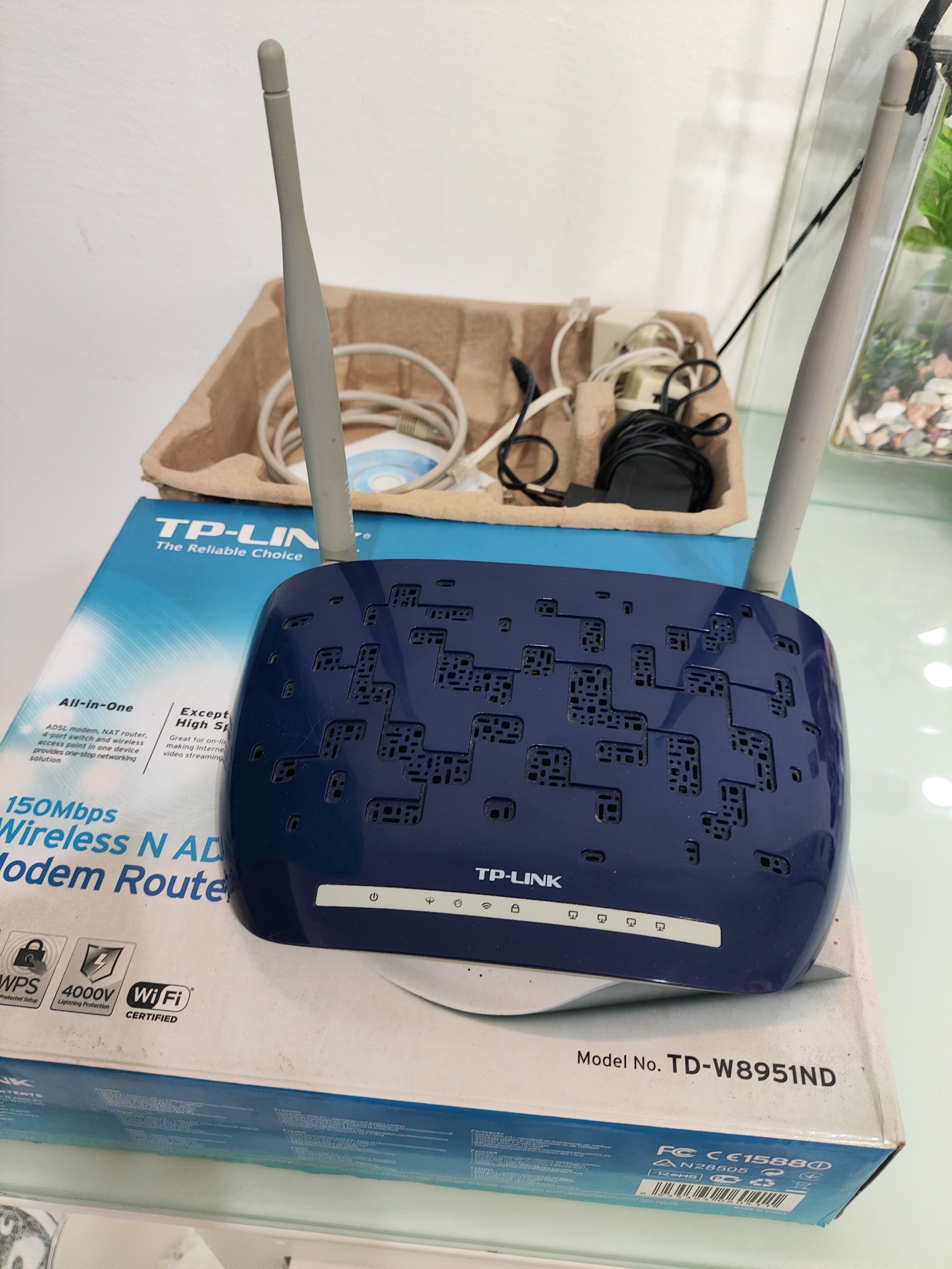 مودم روتر ADSL2 تی پی-لینک مدل W8960N