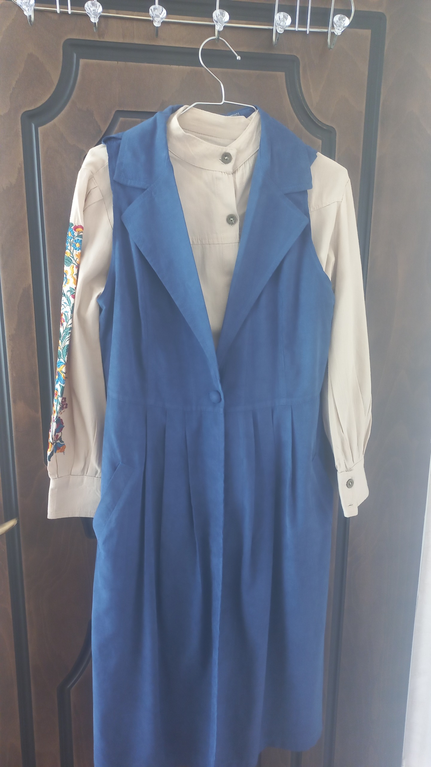 سارافون زنانه تترون گل دوزی سایز L(توضیحات)