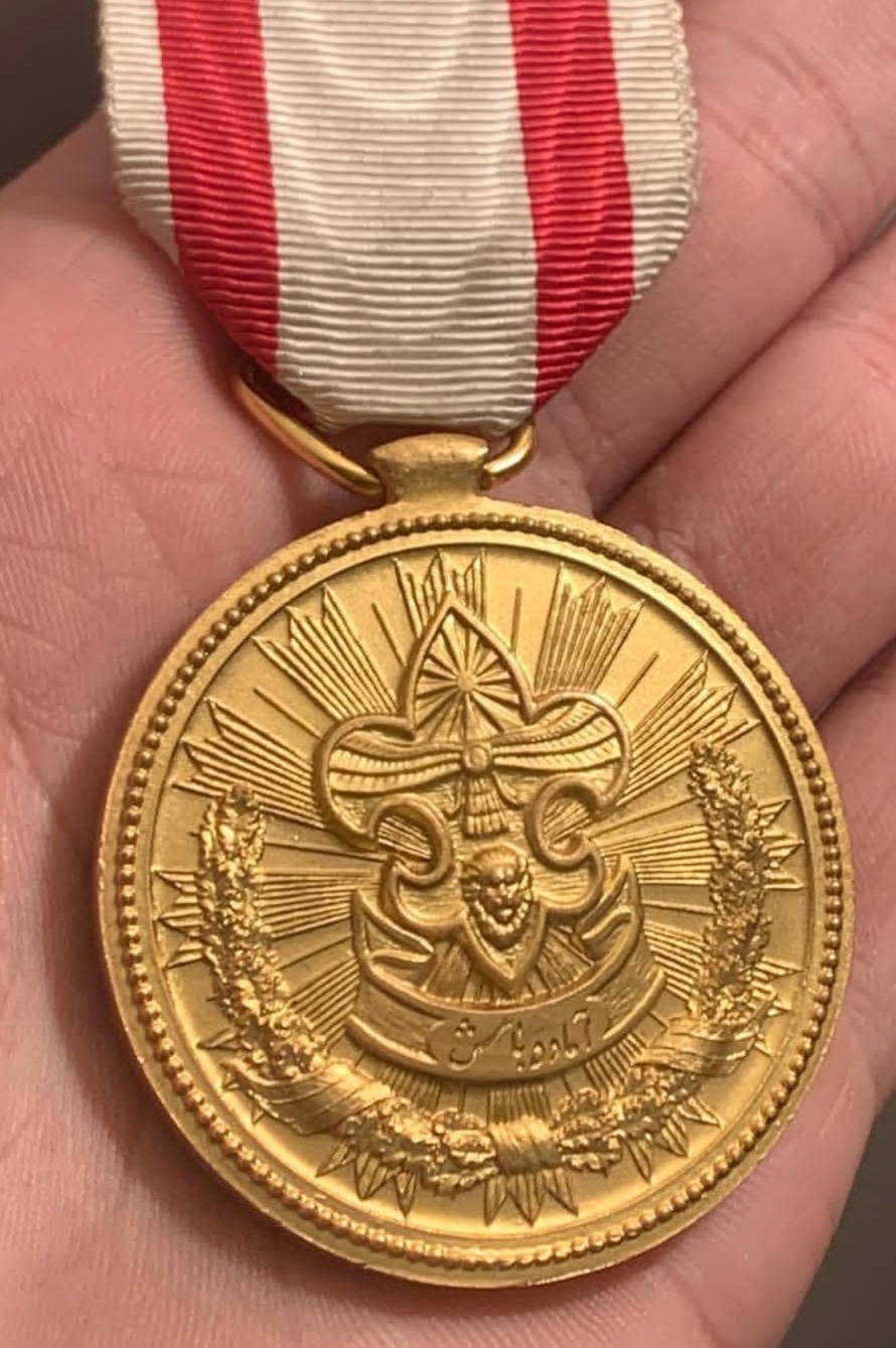 مدال آماده باش درجه 1 با روبان فابریک