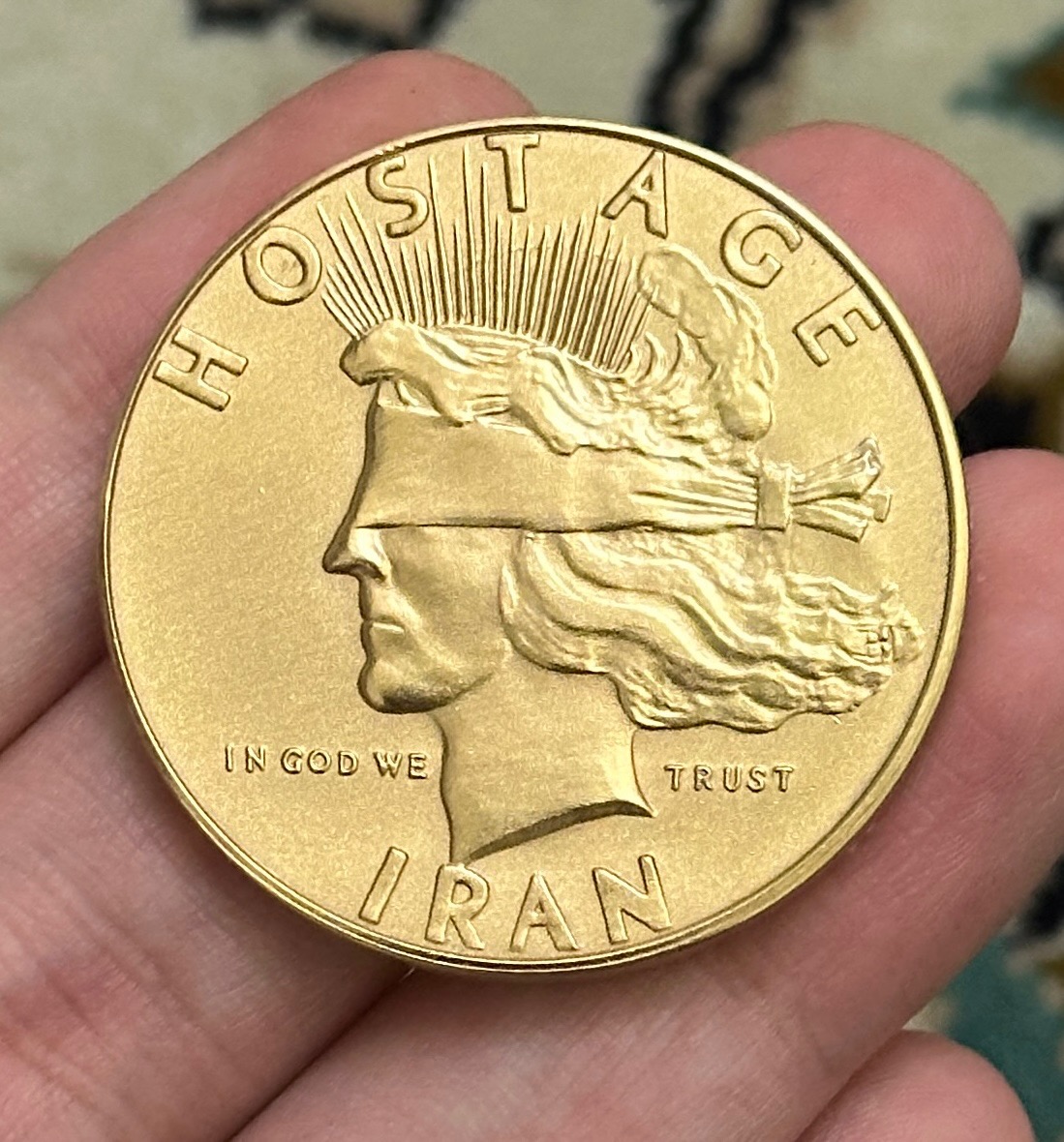 مدال تسخیر سفارت آمریکا در تهران 1358