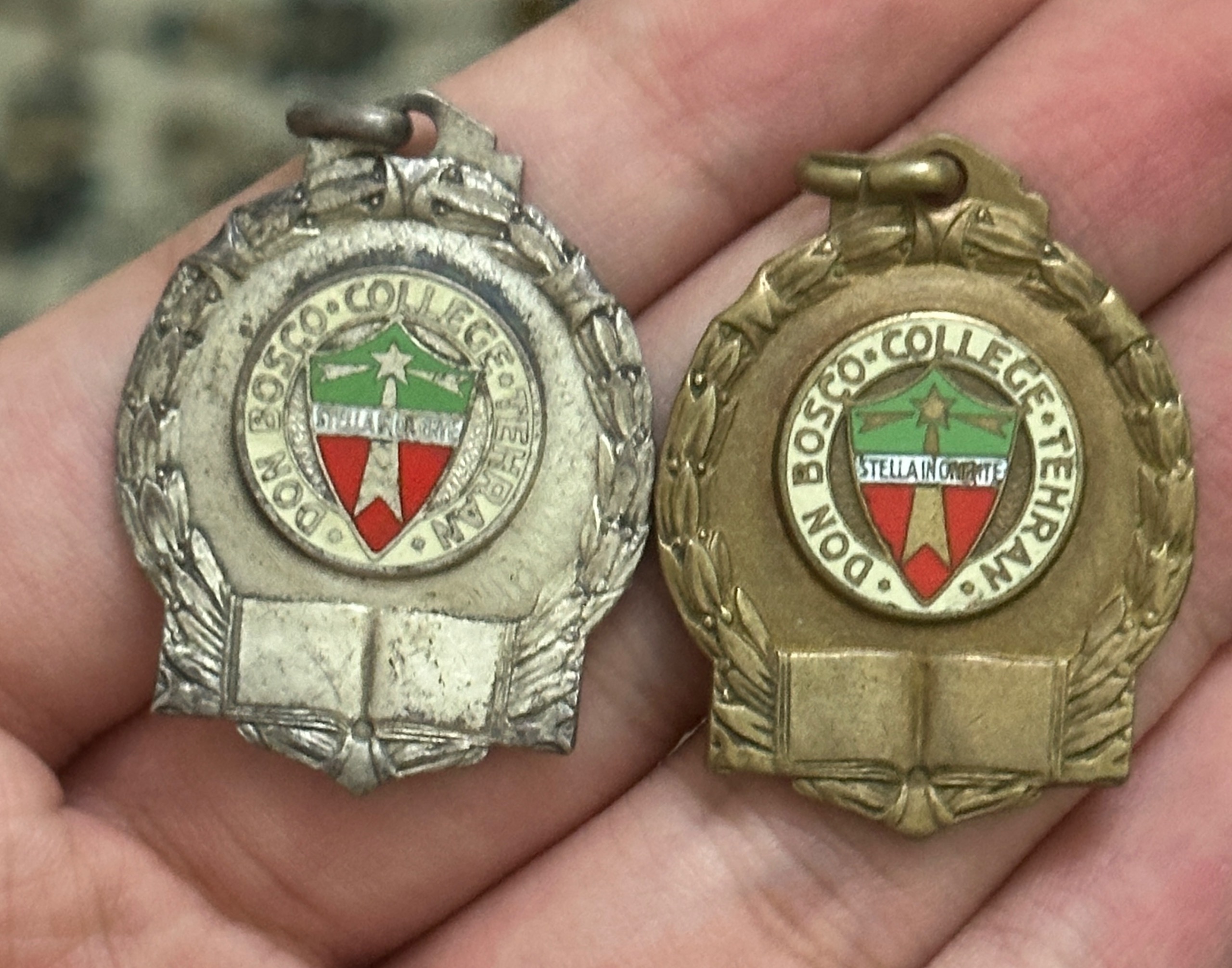 2 عدد مدال دون بوسکو تهران