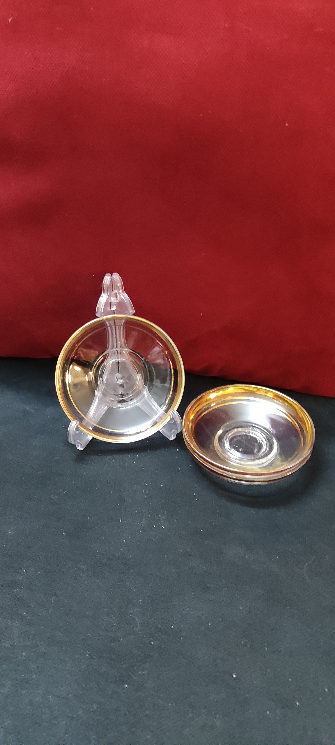 4 عدد نعلبکی پیرکس ترکیه ای قدیمی