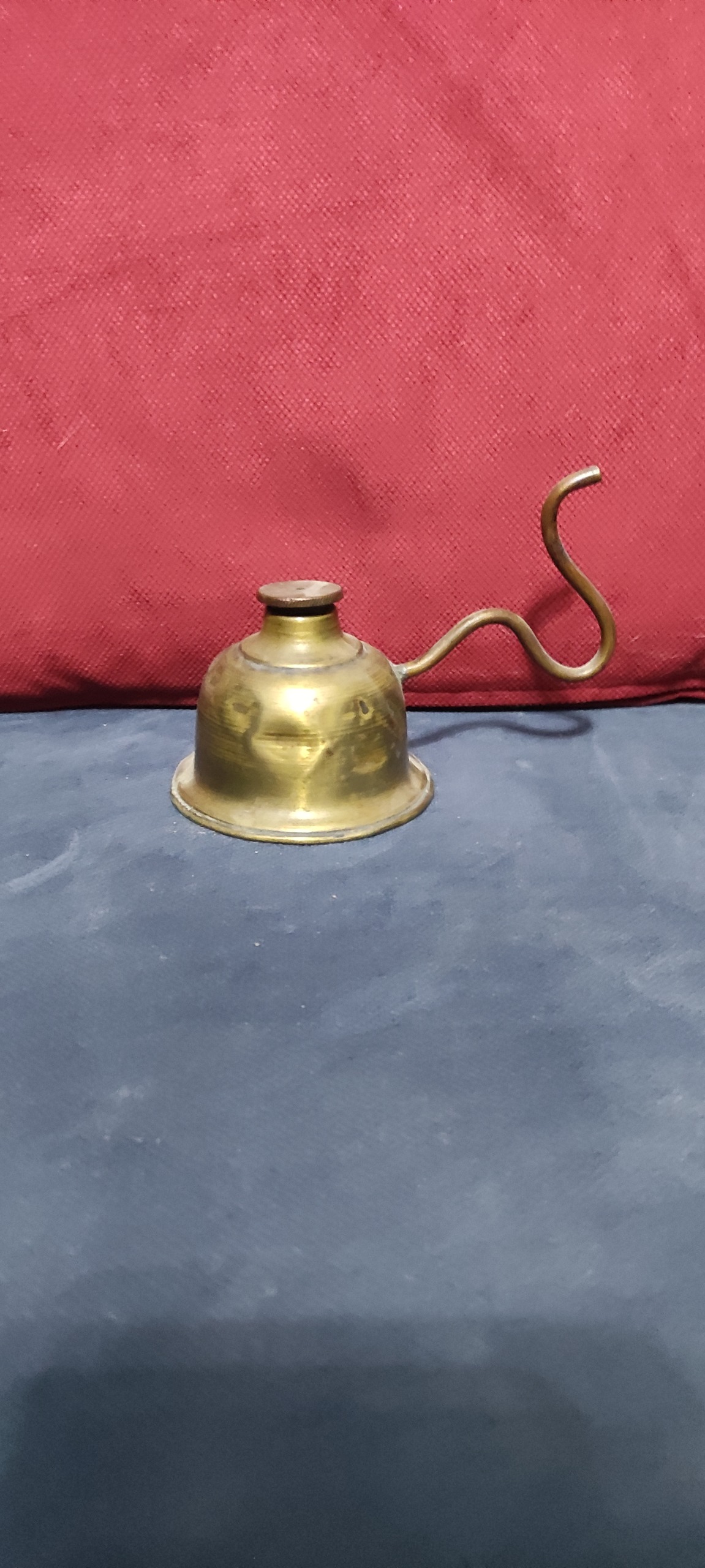 روغن دان و الکل دان برنجی بسیار قدیمی