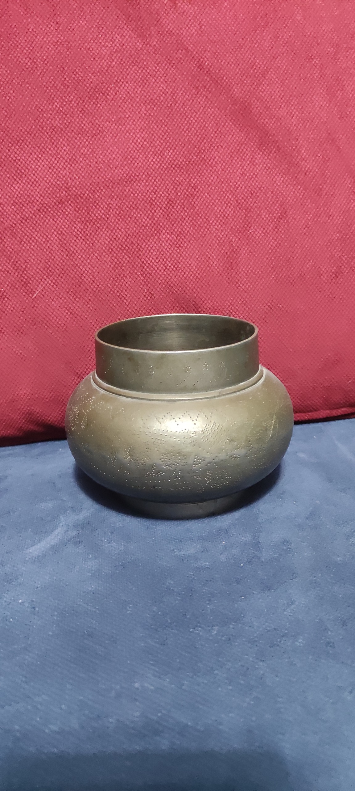 دخل برنجی قاجاری بسیار خاص و قلمدار کمیاب