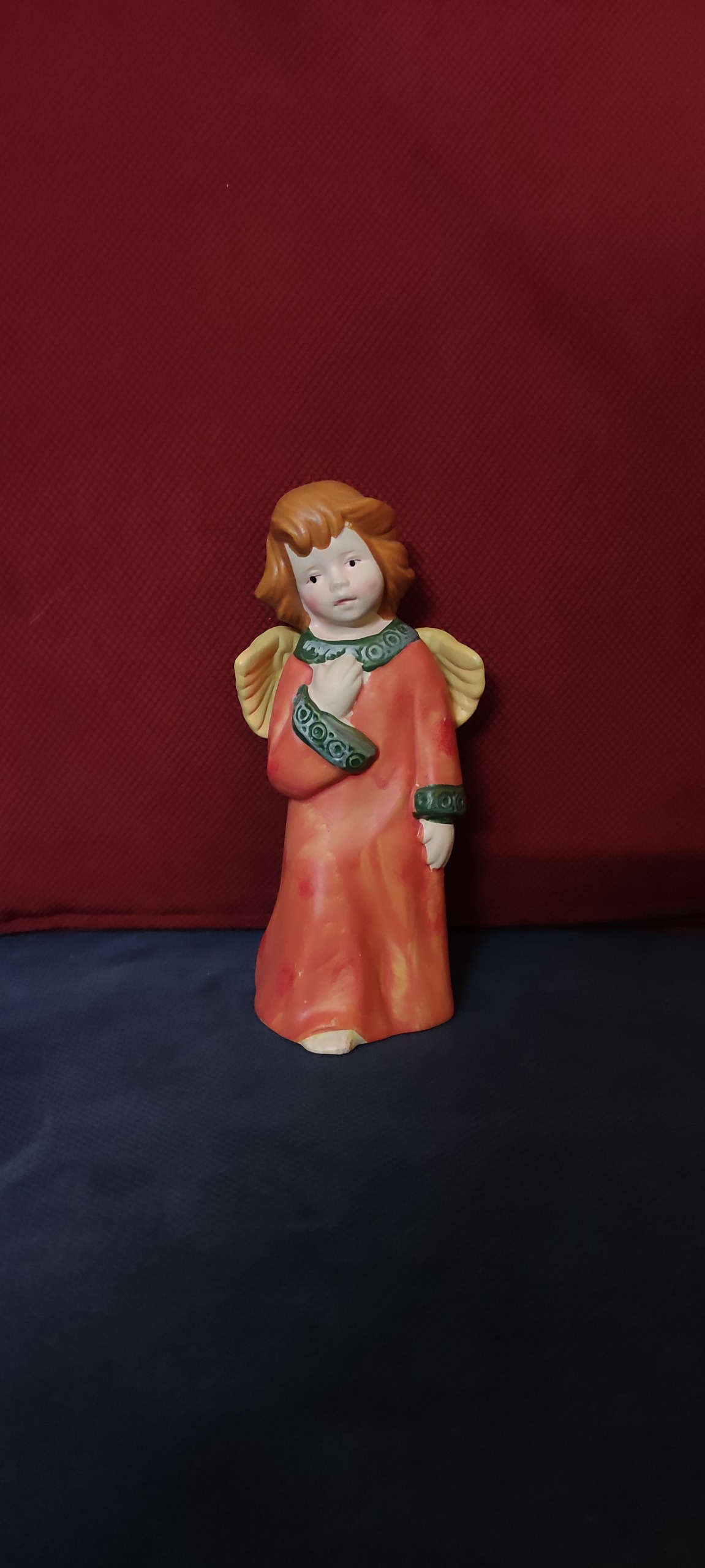 مجسمه فرشته جنس بیسکوییتی آنتیک