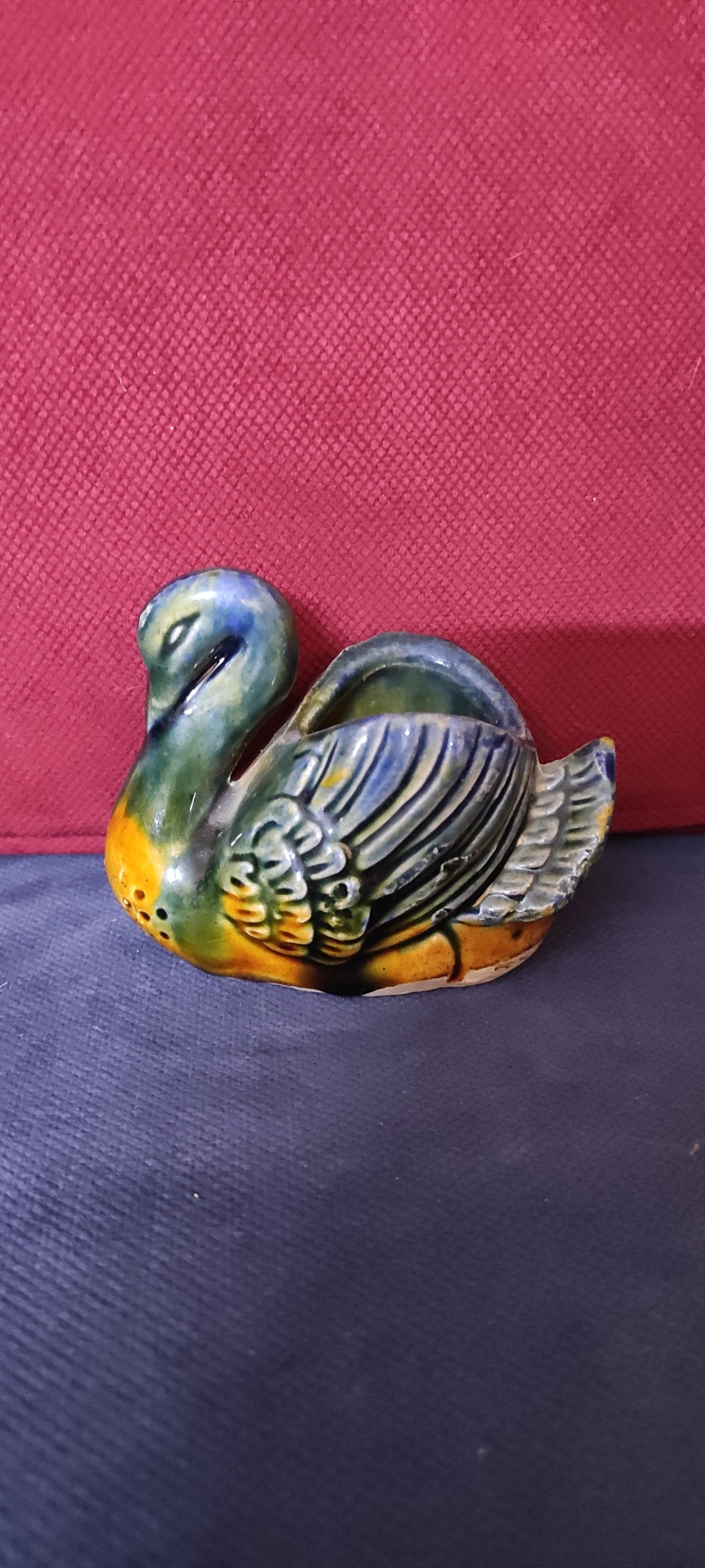 جای خلال دندان سرامیکی طرح قو قدیمی و نوستالژی