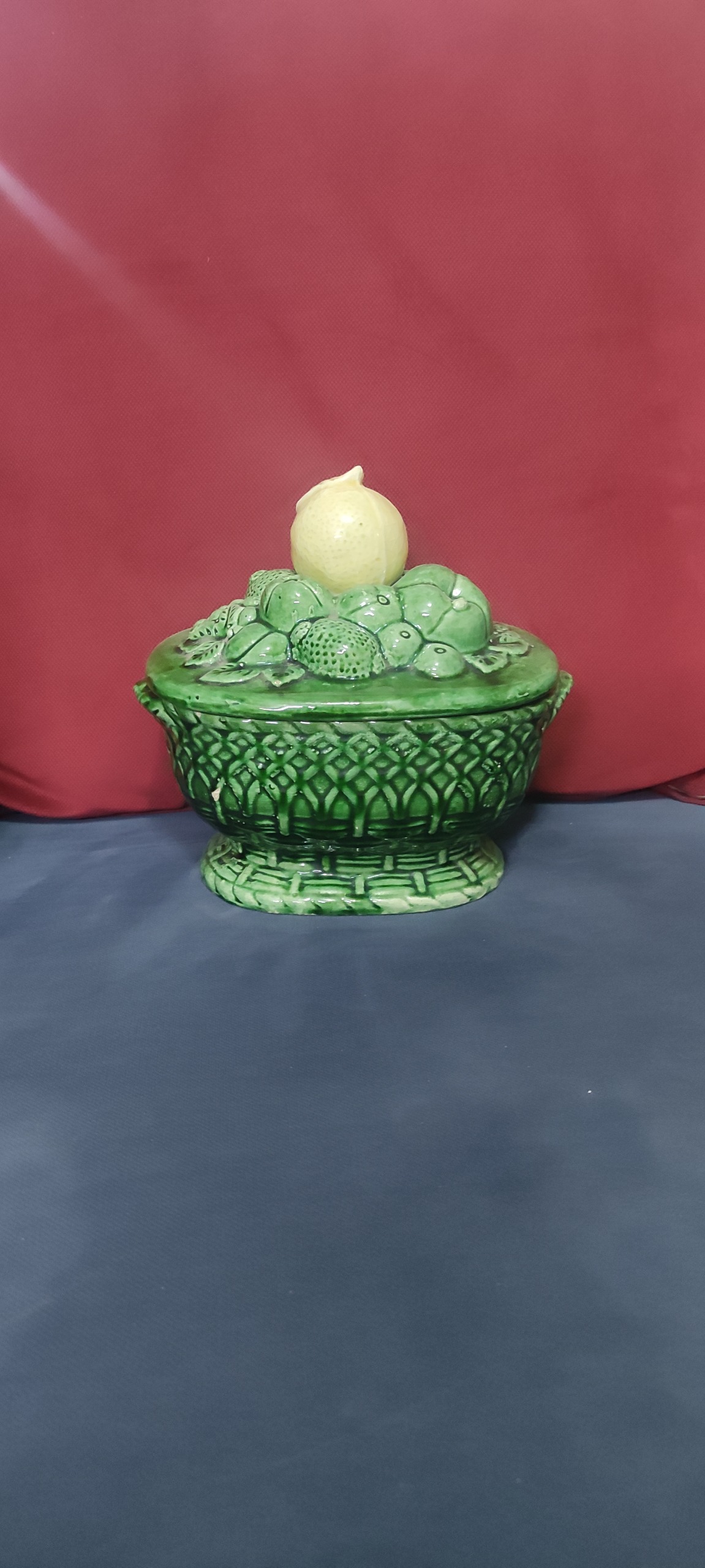 شکلات یا آجیلخوری سرامیکی قدیمی و کلکسیونی