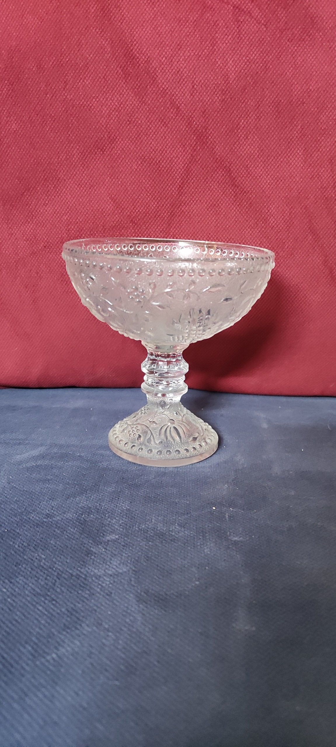 آجیل خوری یا پسته خوری پایه دار آنتیک و قدیمی