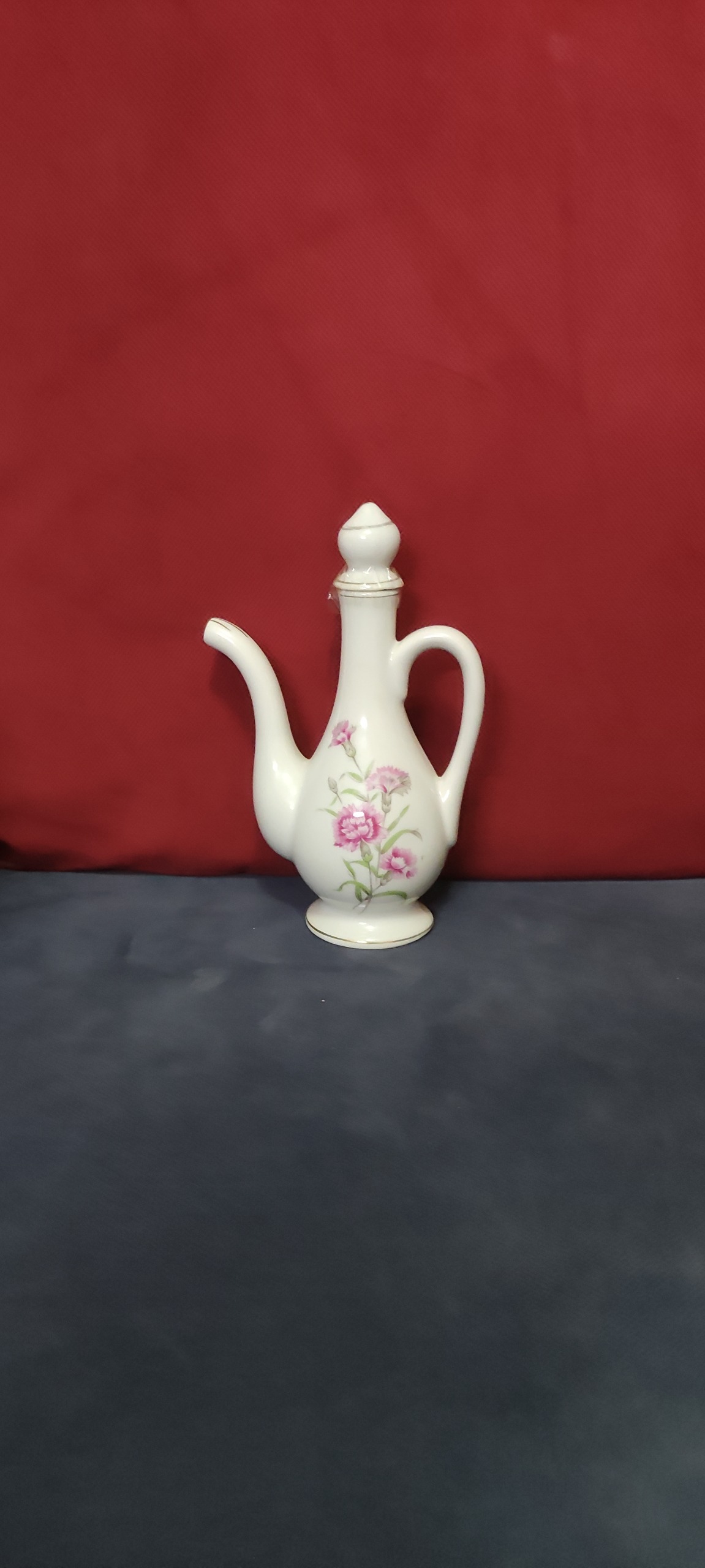 گلابدان یا گلابپاش قدیمی گل میخکی کلکسیونی