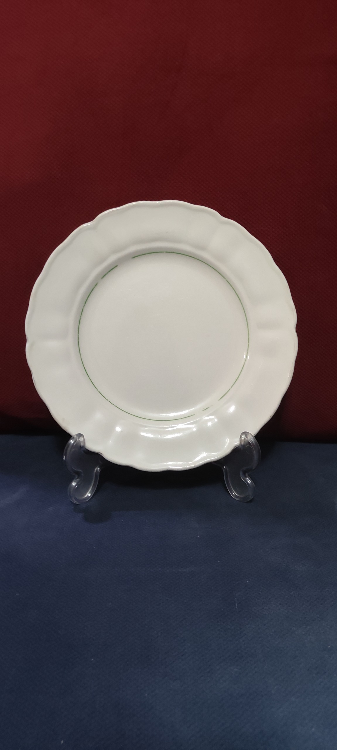 دیوارکوب یا پیش دستی سرامیکی قاجاری انگلیسی