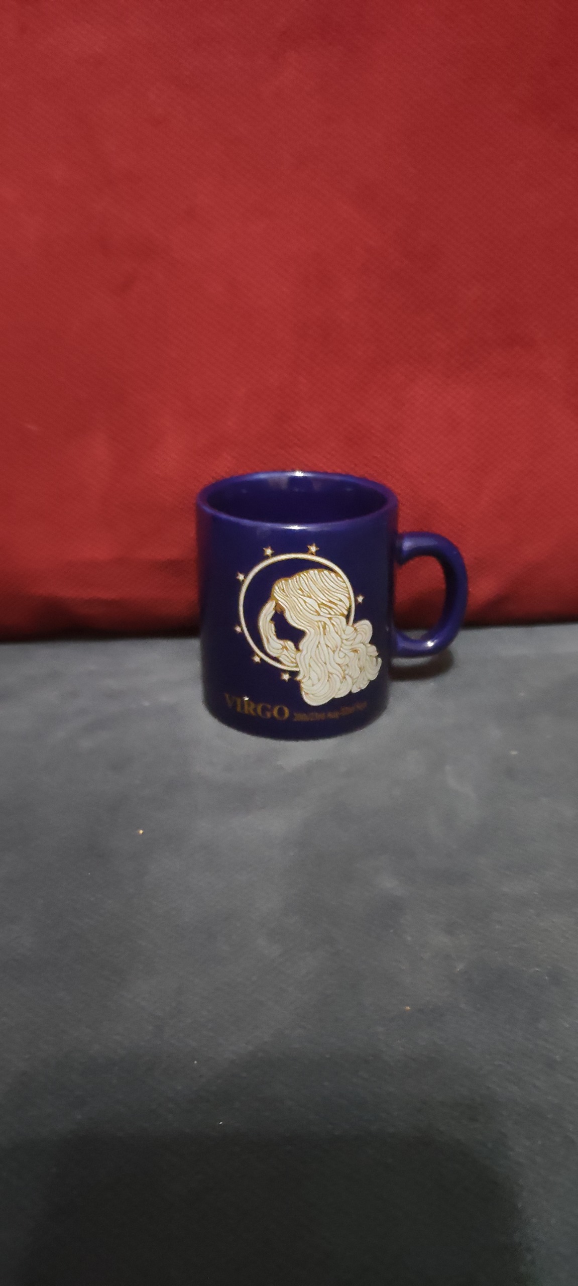 فنجان چینی سورمه ای ماه تولد شهریورماه کمیاب