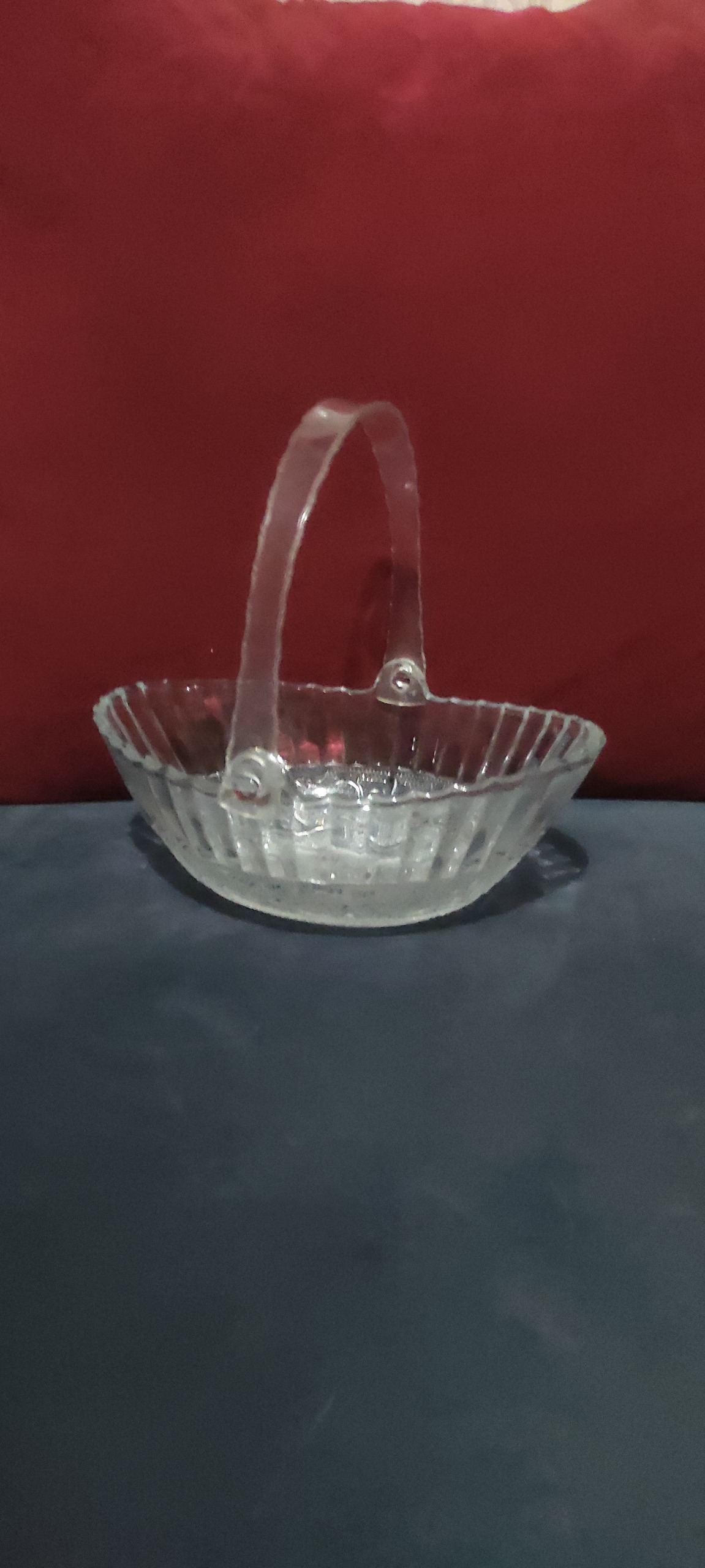آجیل خوری یا شکلات خوری قدیمی بلوری کشکول