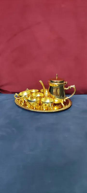 سرویس قهوه خوری برنجی کلکسیونی و آنتیک