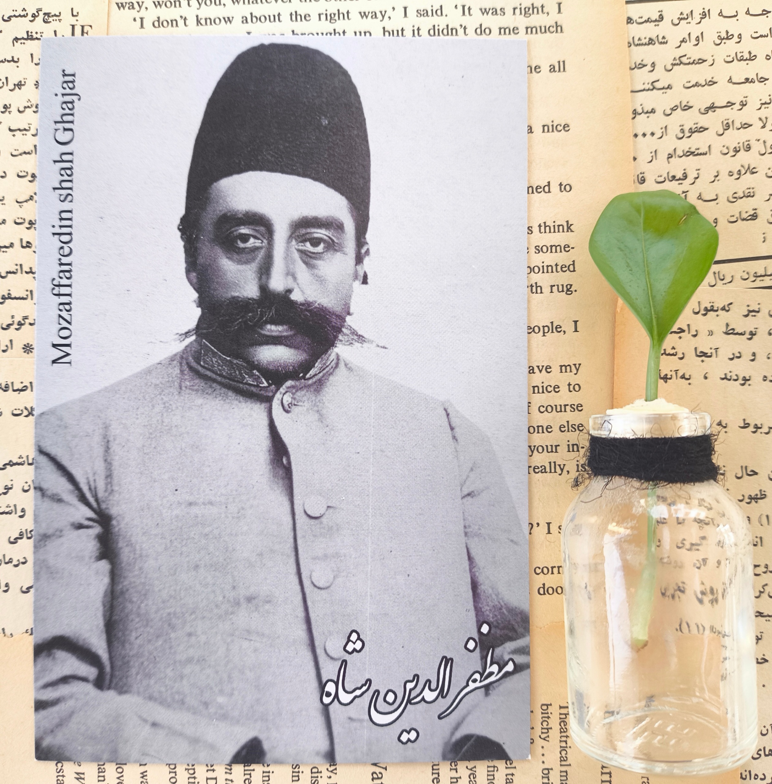 کارت پستال مظفرالدین شاه