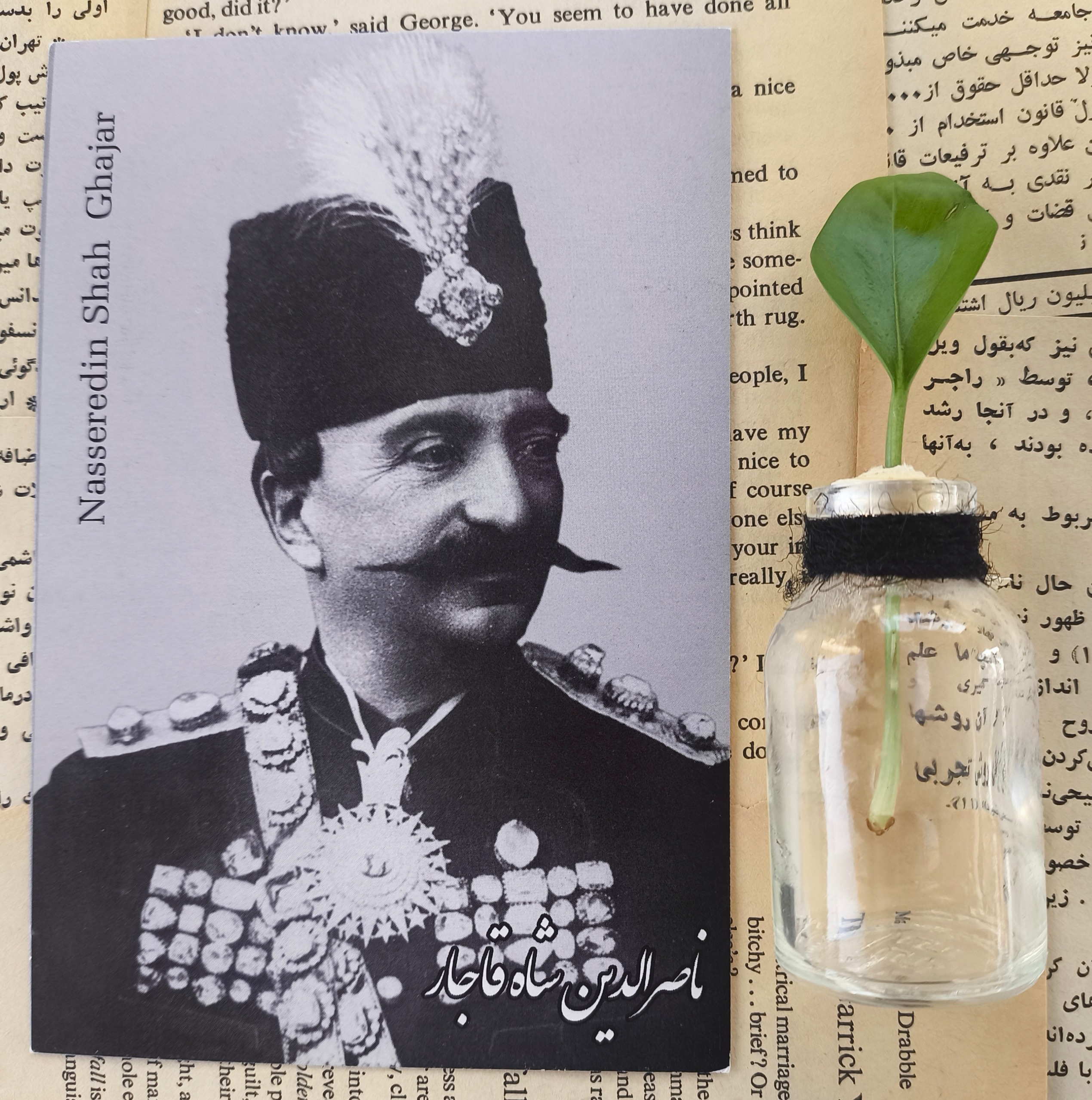کارت پستال ناصرالدین شاه قاجار